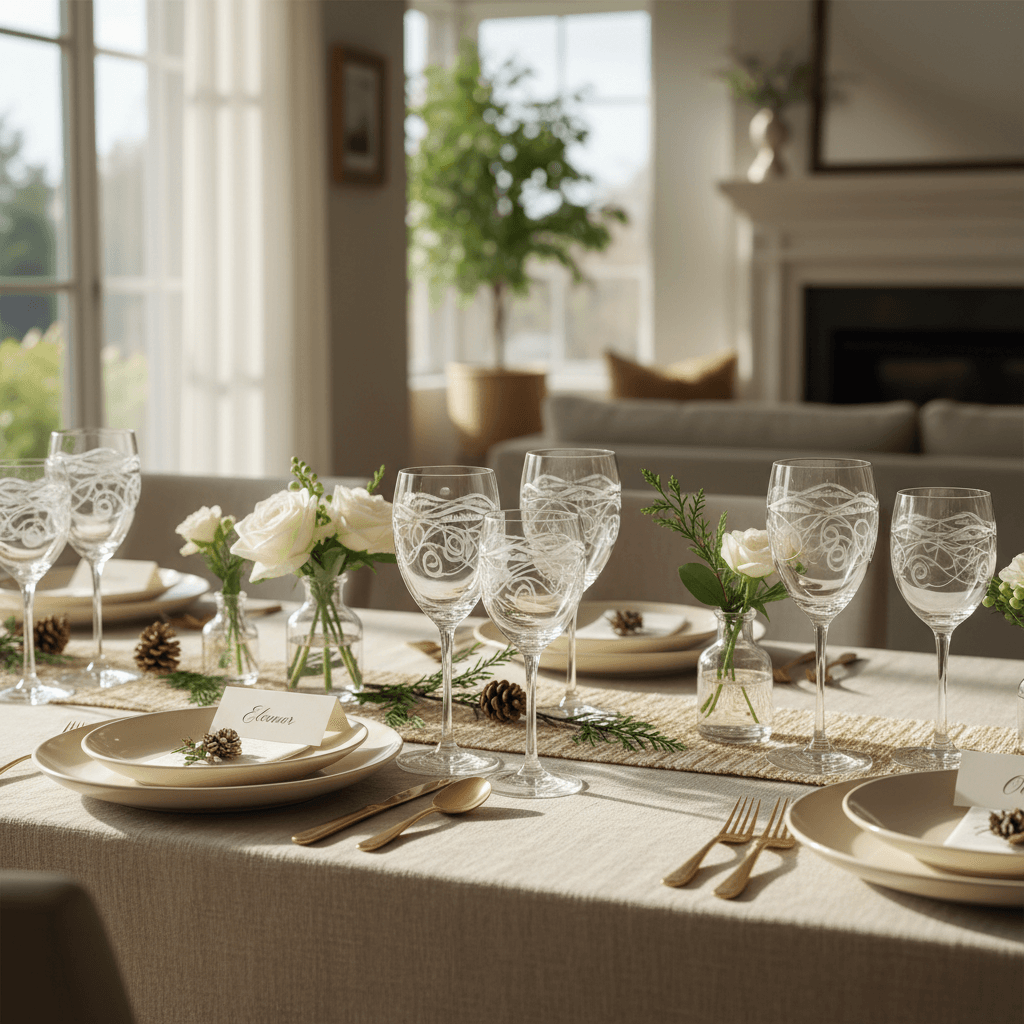 Professional crystal barware set for special occasions